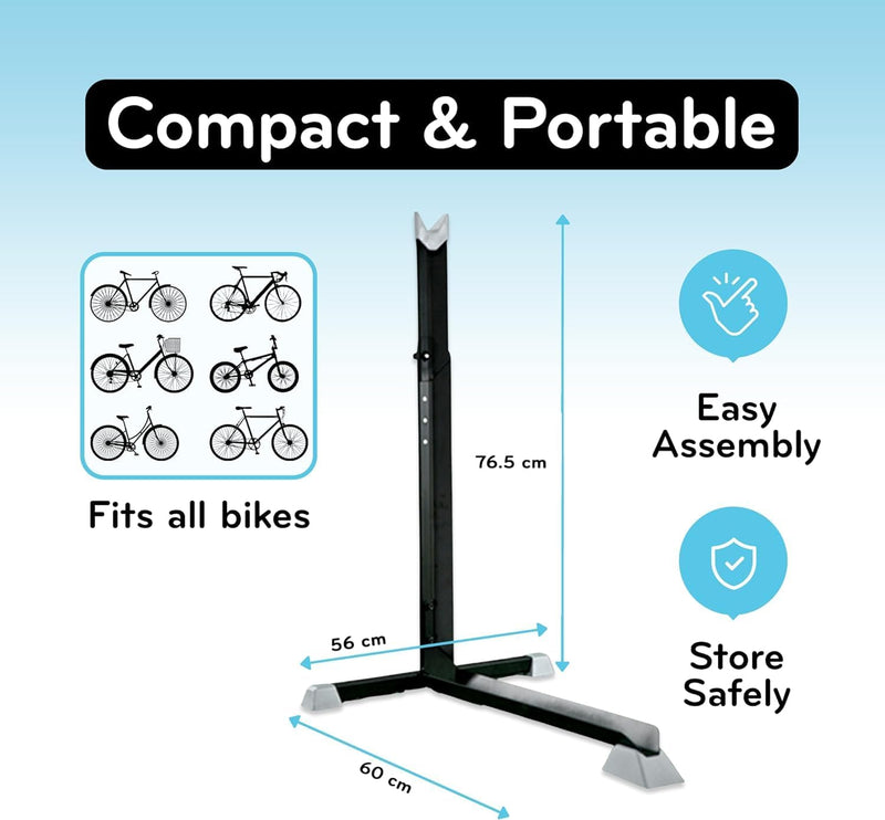 Stand Portable and Stationary Space-Saving Rack with Adjustable
