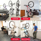 Bike Nook Bicycle Stand Portable and Stationary Space-Saving