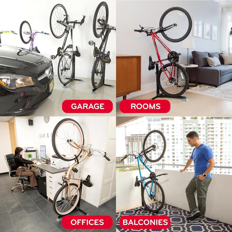 Stand Portable and Stationary Space-Saving Rack with Adjustable
