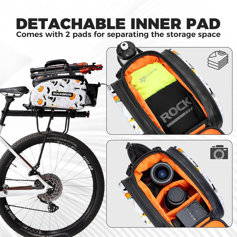 Bike Rack Bag Waterproof 17-35L Bags for Rear