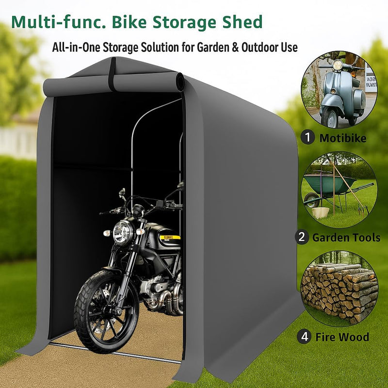 Bike Shed: Outdoor Garden Bicycle Storage Tent