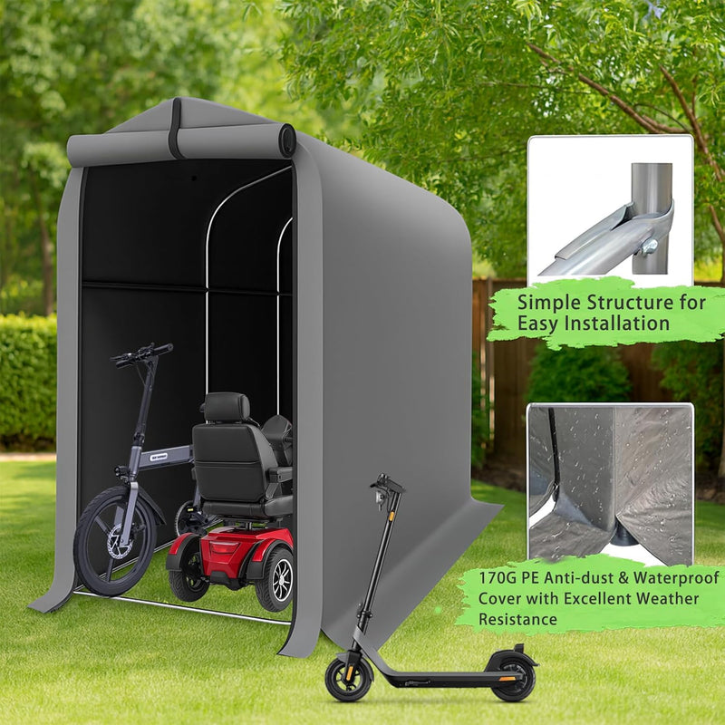 Bike Shed: Outdoor Garden Bicycle Storage Tent