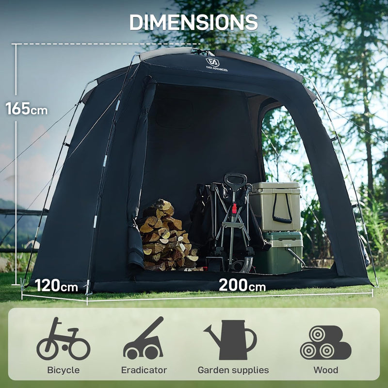 Bike Storage Outdoor 200 X 120 X 165CM