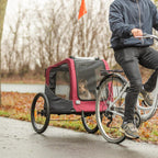 Bike Trailer for Dogs Foldable Size M