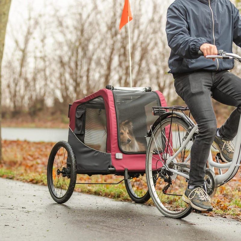 Bike Trailer for Dogs Foldable Size M