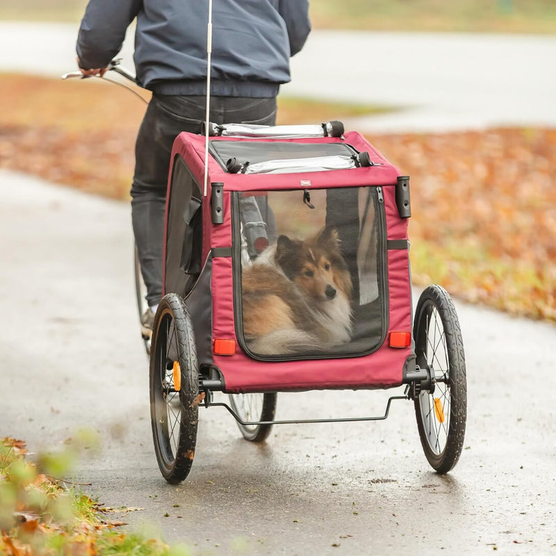 Bike Trailer for Dogs Foldable Size M
