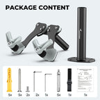 Bike Wall Mounts Aluminum Rack with 5 Levels