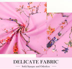 Bird Floral Shower Curtain 180CM X Mould Proof