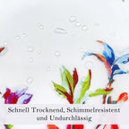Bird Floral Shower Curtain 180CM X Mould Proof