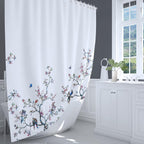 Bird Floral Shower Curtain 180CM X Mould Proof