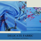 Bird Floral Shower Curtain 180CM X Mould Proof