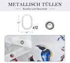 Bird Floral Shower Curtain 180CM X Mould Proof