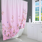 Bird Floral Shower Curtain 180CM X Mould Proof