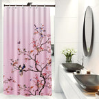 Bird Floral Shower Curtain 180CM X Mould Proof