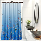Bird Floral Shower Curtain 180CM X Mould Proof