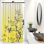 Bird Floral Shower Curtain 180CM X Mould Proof