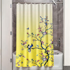 Bird Floral Shower Curtain 180CM X Mould Proof