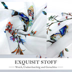 Bird Floral Shower Curtain 180CM X Mould Proof