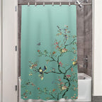 Bird Floral Shower Curtain 180CM X Mould Proof
