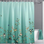 Bird Floral Shower Curtain 180CM X Mould Proof