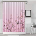 Bird Floral Shower Curtain 180CM X Mould Proof