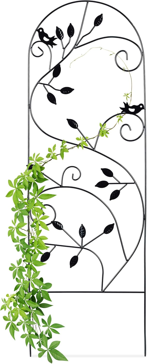 Bird Trellis Metal Garden Lattice Climbing Aid