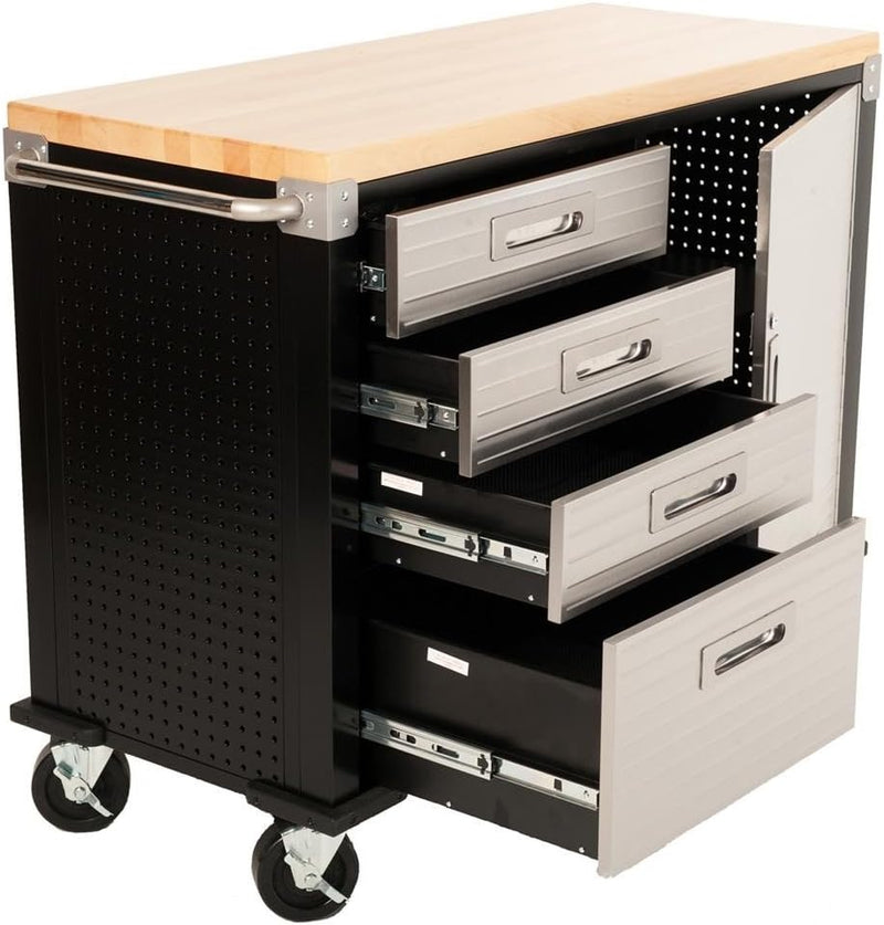 Birsppy Honbeanify Seville HD Rolling Workbench Wood Top