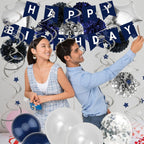 Birthday Party Decoration Happy Banner Bunting with 4