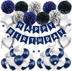Birthday Party Decoration Happy Banner Bunting with 4