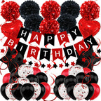 Birthday Party Decoration Happy Banner Bunting with 4