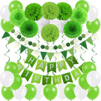 Birthday Party Decoration Happy Banner Bunting with 4
