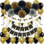 Birthday Party Decoration Happy Banner Bunting with 4