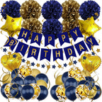 Birthday Party Decoration Happy Banner Bunting with 4