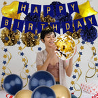 Birthday Party Decoration Happy Banner Bunting with 4