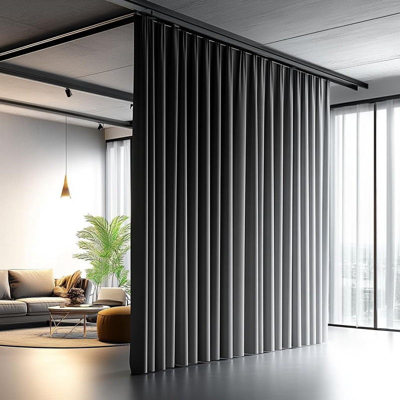 Blackout Room Divider Curtain Thermal Insulated