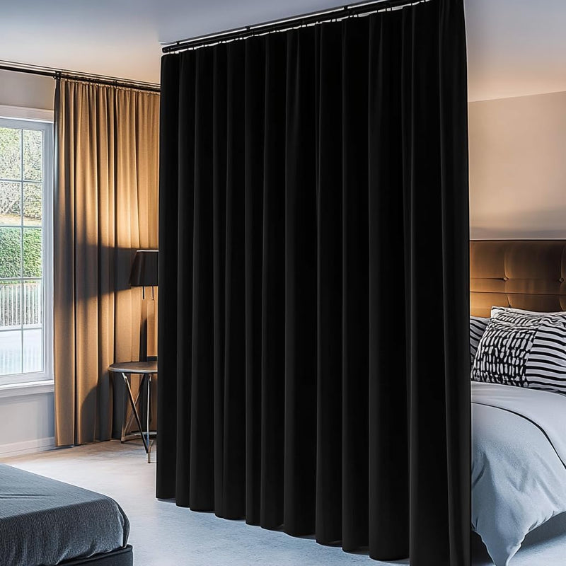 Blackout Room Divider Curtain Thermal Insulated