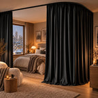 Blackout Room Divider Curtain Thermal Insulated