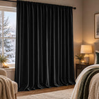 Blackout Room Divider Curtain Thermal Insulated