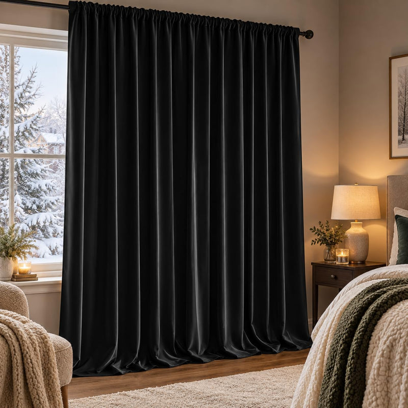 Blackout Room Divider Curtain Thermal Insulated