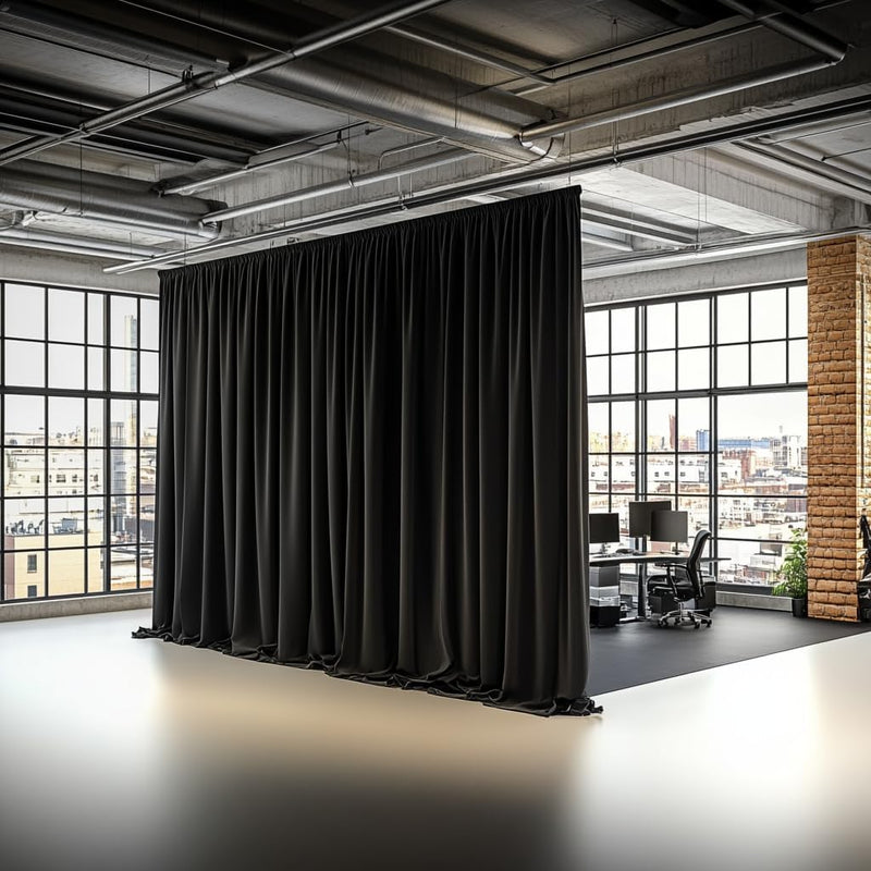 Blackout Room Divider Curtain Thermal Insulated