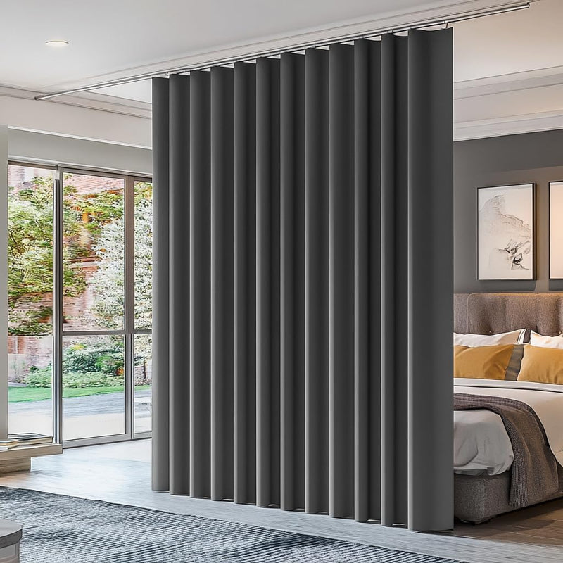 Blackout Room Divider Curtain Thermal Insulated