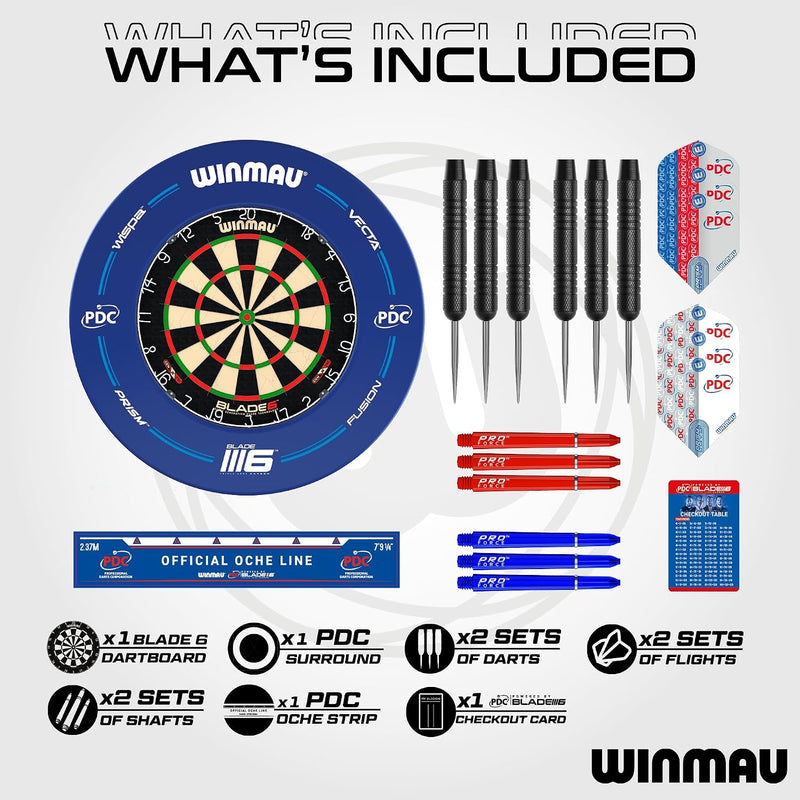 Blade 6 Dart Board Surround Set– Official Pdc