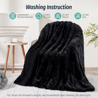 Blanket 7KG 150x200CM Heavy Sherpa Fleece for Adults