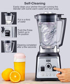 Blender Smoothie Maker 2000W Commercial with 2L Bpa