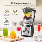 Blender Smoothie Maker 2000W Commercial with 2L Bpa