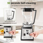 Blender Smoothie Maker 2000W Commercial with 2L Bpa
