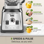 Blender Smoothie Maker 2000W Commercial with 2L Bpa