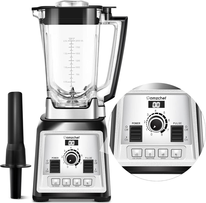 Blender Smoothie Maker 2000W Commercial with 2L Bpa