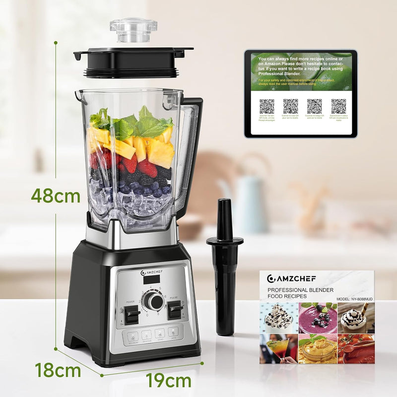 Blender Smoothie Maker 2000W Commercial with 2L Bpa
