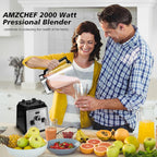 Blender Smoothie Maker 2000W Commercial with 2L Bpa